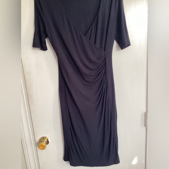 BODEN Navy elegant dress size 8R - Picture 4 of 6